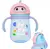 Copo Infantil Mergulho Rosa Com Alça E Canudo Válvula Anticólica 300 ML - Buba na internet
