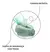 Garrafa De Agua Infantil Tritan Resistente Canudo Silicone Verde - Buba na internet