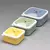 Kit 3 Potes Infantil Azul Papinha Freezer Microondas Gumy - Buba