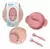 Kit Refeição: Bowl com Compartimento Ventosa e Talheres Rosa (6m+) - Buba na internet