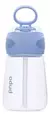 Imagem do Garrafa De Agua Infantil Tritan Resistente Canudo Silicone Azul - Buba