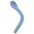 Colher Flexivel em Silicone Azul - Buba na internet