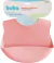 Babador em Silicone com Pega Migalhas Rosa Buba