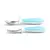 Kit Colher e Garfo Infantil Munchkin ® Azul - comprar online