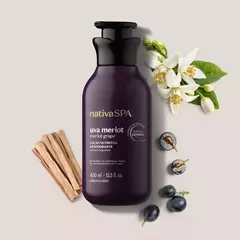 Loção Nutritiva Desodorante Nativa Spa Uva Merlot 400ml - MilaBela Cosméticos