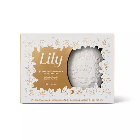 Sabonete Em Barra Perfumado Lily 2X90G - comprar online