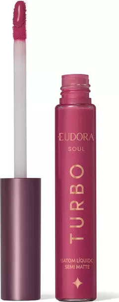 Batom Líquido Rosa Pink Turbinado Semi Mate Turbo SOUL 5ml na internet