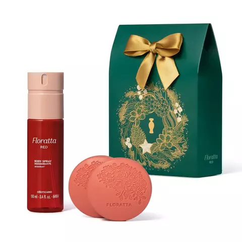 Kit Presente Natal Floratta Red Cuidados (2 Itens) - comprar online