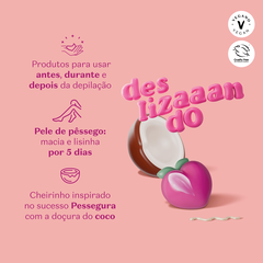 Creme Hidratante Deslizante Para Lâmina Cuide-se Bem Doçura na Pessegura 200ml