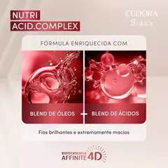 Combo Siàge Nutri Acid.Complex: Shampoo 250ml + Condicionador 200ml + Máscara 250g - MilaBela Cosméticos