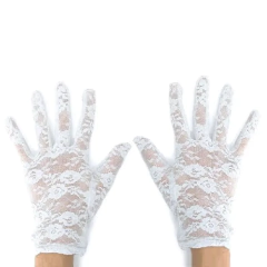 GUANTE ENCAJE CORTO BLANCO 00001 - comprar online