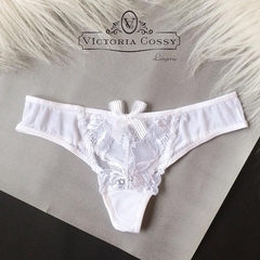 VICTORIA COSSY COLALESS PUNTILLA Y MICROTUL BLANCO 03 JAZ - comprar online