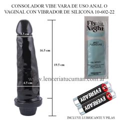 AIMAN CONSOLADOR VARA CON VIBRADOR DE SILICONA 10-602-22