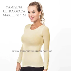COCOT CAMISETA ULTRA OPACA MANGAS LARGAS MARFIL 5151M