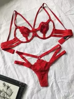 FLOW CONJUNTO CHERRY CON ARO STRAPPY Y LESS REGULABLE FL055RO - comprar online