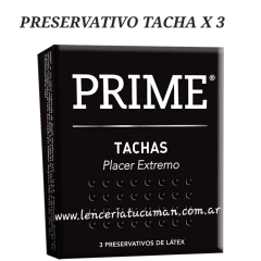 PRIME PRESERVATIVO TACHA X 3 090
