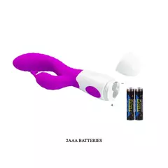PRETTY LOVE DOBLE ESTIMULADOR CON VIBRADOR 2 MOTORES 30 VELOCIDADES HYMAN BI-014705 - LENCERIA TUCUMAN