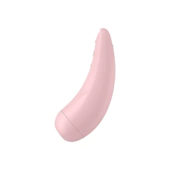 SATISFYER SUCCIONADOR DE CLITORIS 11 MODOS DE PRECION DE AIRE Y 11 MODOS DE VIBRACION RECARGABLE Y BLUETOOTH CURVY2+ 7519 / 1852 - LENCERIA TUCUMAN