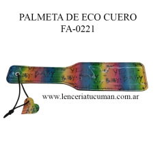 INFARTA PALMETA DE CUERO LGBT FA-0221-04-1