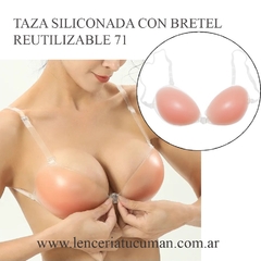 I-BRA TAZA SILICONADA CON BRETEL REUTILIZABLE 71B