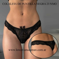 VICTORIA COSSY COLALESS DE PUNTILLA NEGRA 23 NMO - comprar online