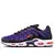 Air Max TN Plus OG "Voltage Purple", destacando suas cores vibrantes em roxo e preto. Disponível agora na Estilo de Quebrada.