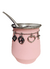 Mate Acero Con Dijes - Rosa