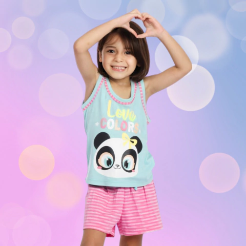 Pijama Tal Mãe Tal Filha Panda Ravvivare na internet