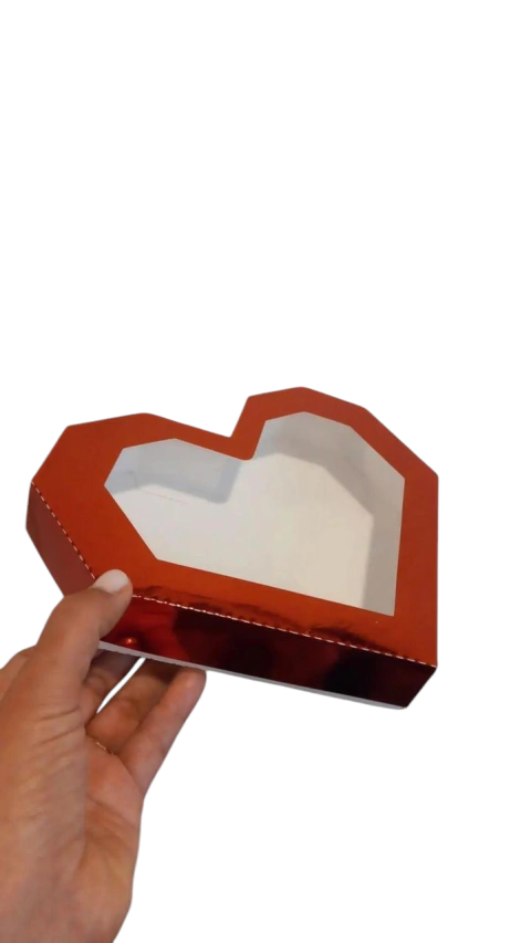 Caja corazón tapa colores en internet