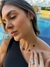 CONJUNTO Colar + Brinco de madrepérola dupla face em aço titânio banhado a ouro 18K *não desbota* - Pandelle Joias
