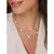 CONJUNTO Colar + Brinco de madrepérola dupla face em aço titânio banhado a ouro 18K *não desbota*
