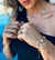 Conjunto de colar, pulseira e brincos de 3 peças de trevo de quatro folhas em aço titânio 18K, moderno e que não desbota na internet