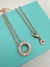 Colar Círculo Cravejado Inspiração Luxo - Rose 18k 925 na internet