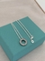 Colar Círculo Cravejado Inspiração Luxo - Prata 18k 925 - loja online