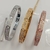 Bracelete inspiração Cartier Rose brilhante a prova d’água em banho 18k na internet