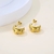 Brinco Argola Dourada Estrelar Brilhante - banhado em 18k - Não perde cor - hipoalergênicos - comprar online