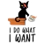 Camiseta Branca Gato I Do What I Want na internet