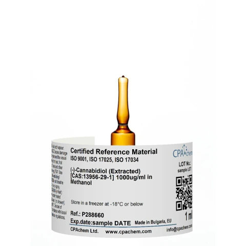 (-)-Cannabidiol (Extraído) [CAS:13956-29-1] 1000 µg/ml en Metanol