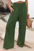 Pantalones holgados de algodón y lino de pierna ancha para mujer - Georgina Luna Boutique