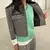 Chaquetas de cuello alto con botones dorados, - comprar en línea