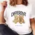 Camiseta informal con estampado de oso para mujer - comprar en línea