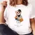 Camiseta informal con estampado de oso para mujer - comprar en línea