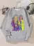 Sudadera con estampado de chicas en internet