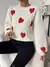 Suéter Cuello redondo de corazón - comprar en línea