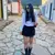 Shorts falda corto una talla reducido - comprar en línea