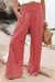 Pantalones holgados de algodón y lino de pierna ancha para mujer - Georgina Luna Boutique