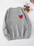 Sudadera con estampado de Corazón. en internet