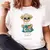 Camiseta informal con estampado de oso para mujer en internet