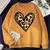 Sudadera CORAZON ANIMAL PRINT GRANDE