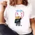 Camiseta informal con estampado de oso para mujer - Georgina Luna Boutique